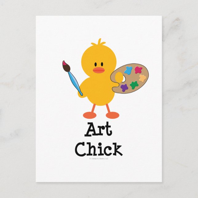 Art Chick Postcard (Front)