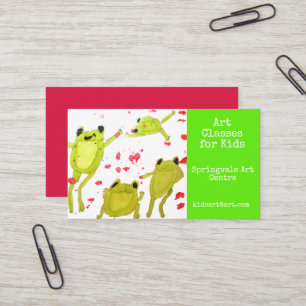 Art Classes for Kids business Business Card
