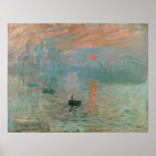 ART - CLAUDE MONET - IMPRESSION SUNRISE POSTER