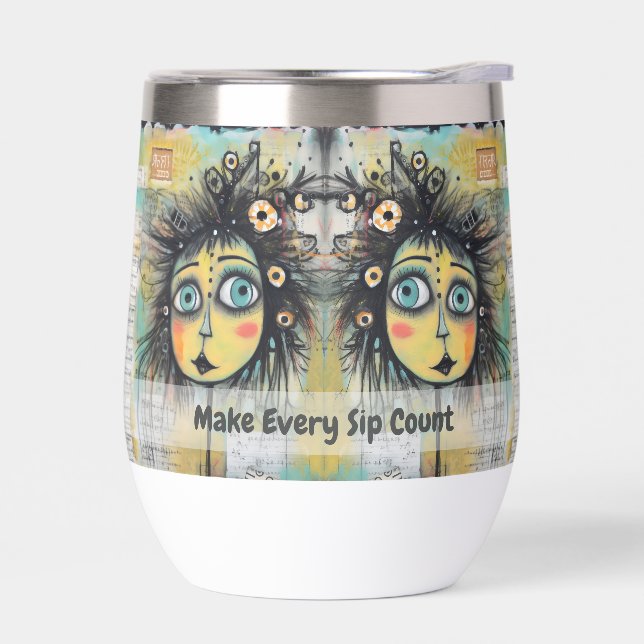 Art collage lady 12 (Gauche)