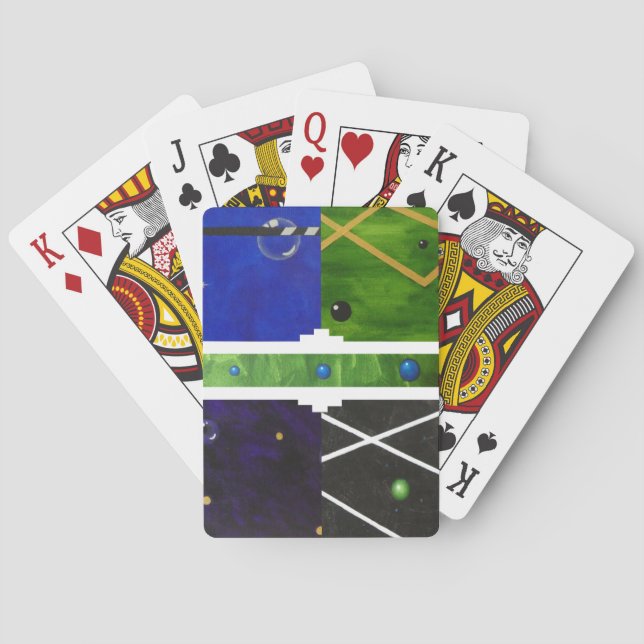 Art Collage Playing Cards (Back)