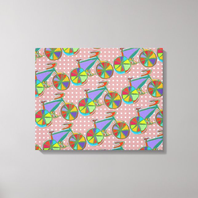 art colour bike decor wall (Front)