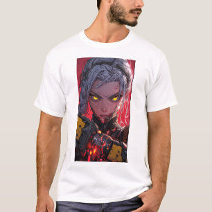 Art Concept Style Anime sur T-shirt Arrière - plan