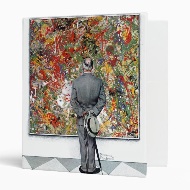 Art Connoisseur by Norman Rockwell Binder (Front/Inside)