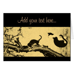 Art coréen vintage de chat