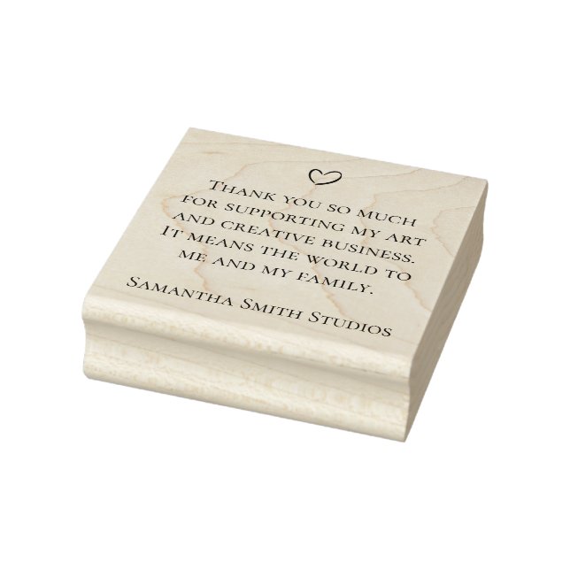 Art Creative Business Thank You Stamp Note (Stamp)