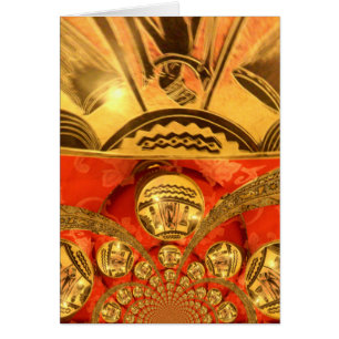 Art Culturel Africain : Design Rouge Or Riche