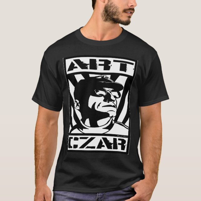 Art Czar - Da Man - BW T-Shirt (Front)