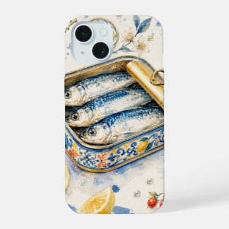 Art d'aquarelle de sardine sicilienne