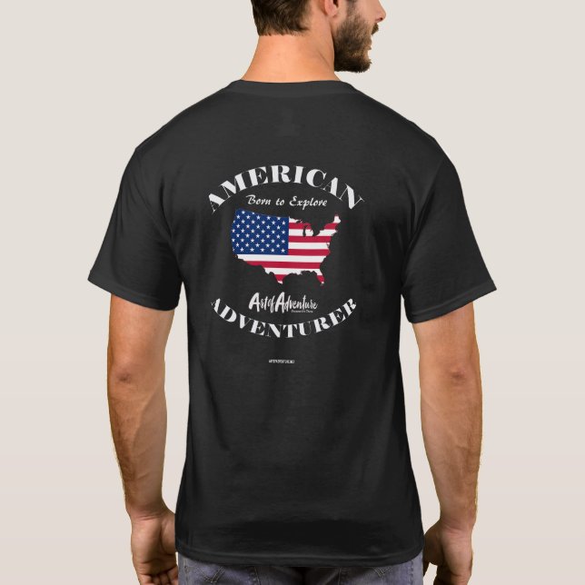 Art d'aventure série 3 T-shirt (Dos)