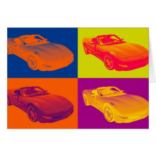 Art de bruit convertible de voiture de muscle de