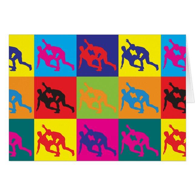 Art de bruit de lutte (Devant horizontal)