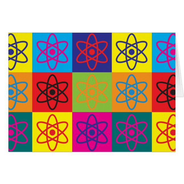 Art de bruit de physique nucléaire (Devant horizontal)