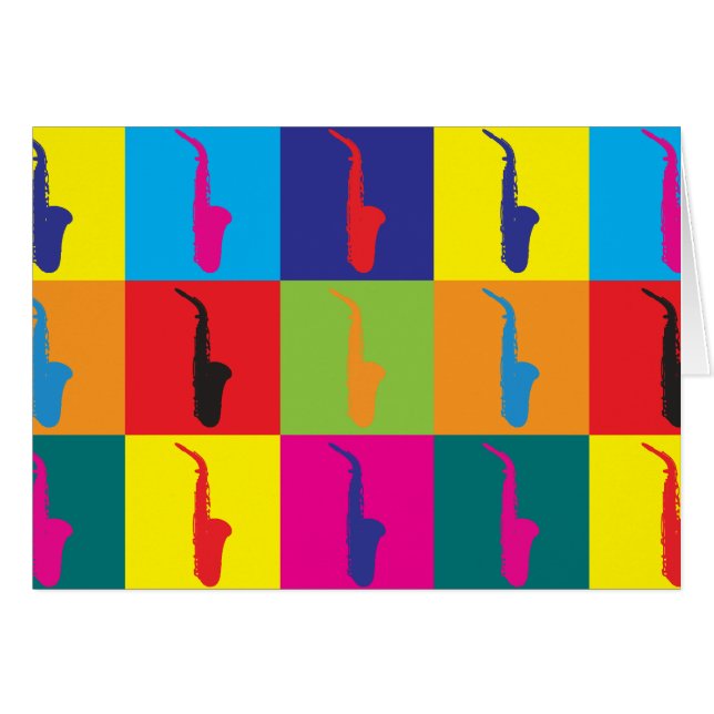 Art de bruit de saxophone (Devant horizontal)