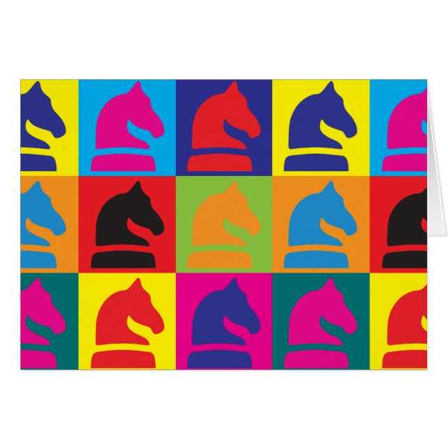 Art de bruit d'échecs (Devant horizontal)