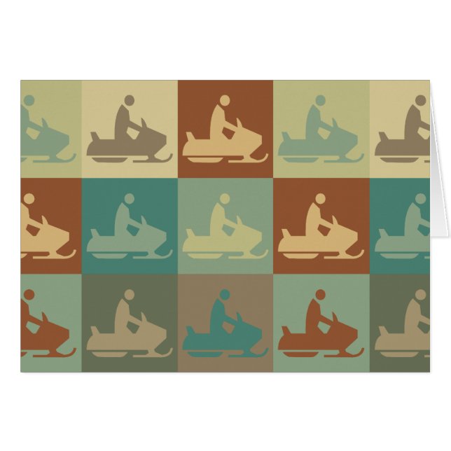 Art de bruit Snowmobiling (Devant horizontal)