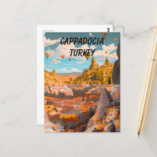 Art de carte postale de voyage à Cappadoce, Cappad
