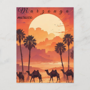 Art de carte postale de voyage au Maroc, Art de vo