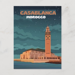 Art de carte postale de voyage au Maroc, Art de vo