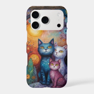 Art de chat fantaisiste coloré