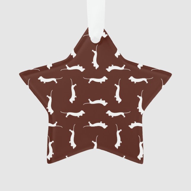 Art de chien de saucisse de motif d'impression de (devant)