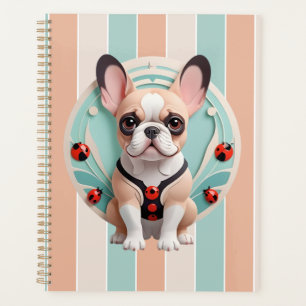 Art de découpe du papier pastel de Bulldog françai