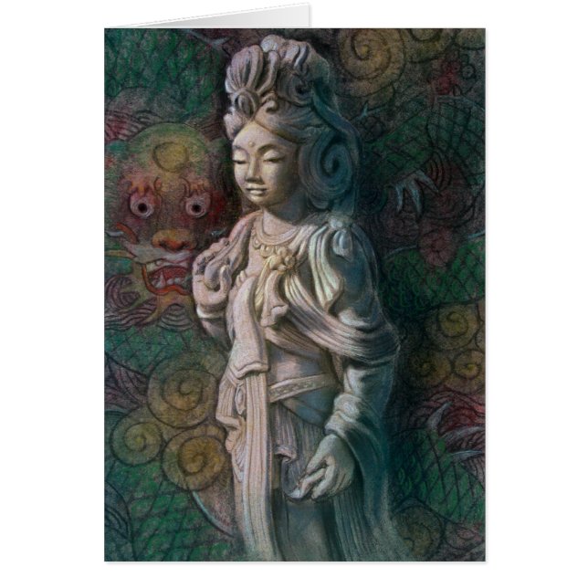 Art de dragon de Kuan Yin (Devant)