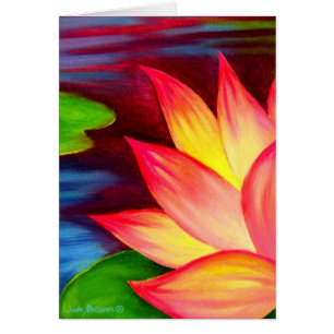 Art de fleur de nénuphar de Lotus de Chinois -