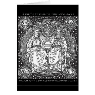 Art de Gloria Patri de latin de trinité sainte