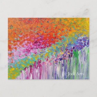 Art de jardin français sur carte postale