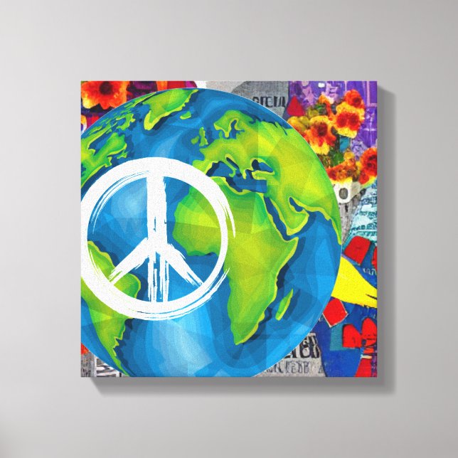 Art de la toile de paix mondiale (Recto)