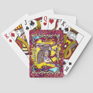 Art de Lamassu 2 cartes de jeu classiques