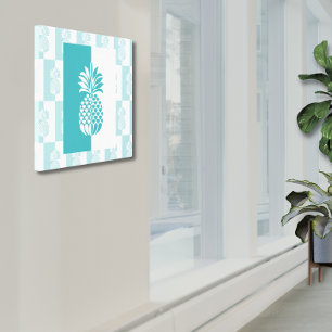 Art de l'ananas Impression sur toile moderne sar