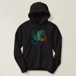 Art de mer profonde par sweat - shirt à capuche d