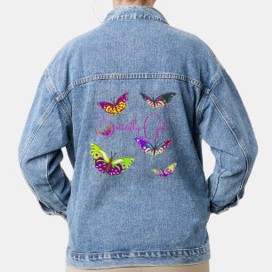 Art de mode féminin papillon coloré, tendance