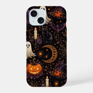 Art de motif de citrouille et de fantôme de nuit d