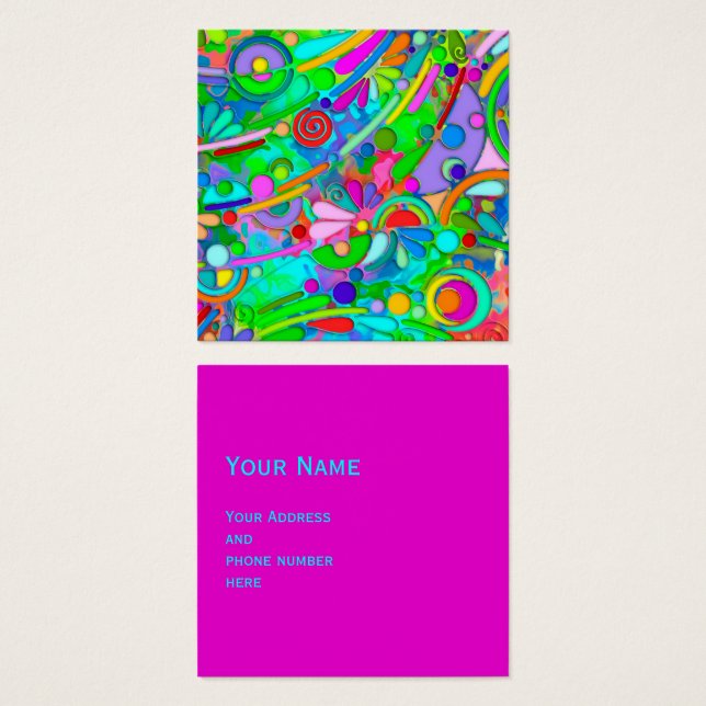 Art de motif peint à la main et numériquement 18 (Devant & derrière)