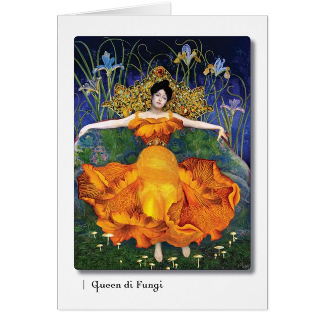 Art de Queen di Fungi Tarot (Devant)