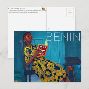 Art de rue, Cotonou, Bénin Carte postale de voyage