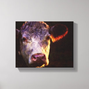 Art de toile de vache à Hereford