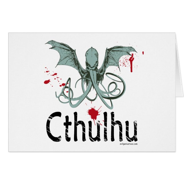 Art de vecteur d'horreur de Cthulhu (Devant horizontal)