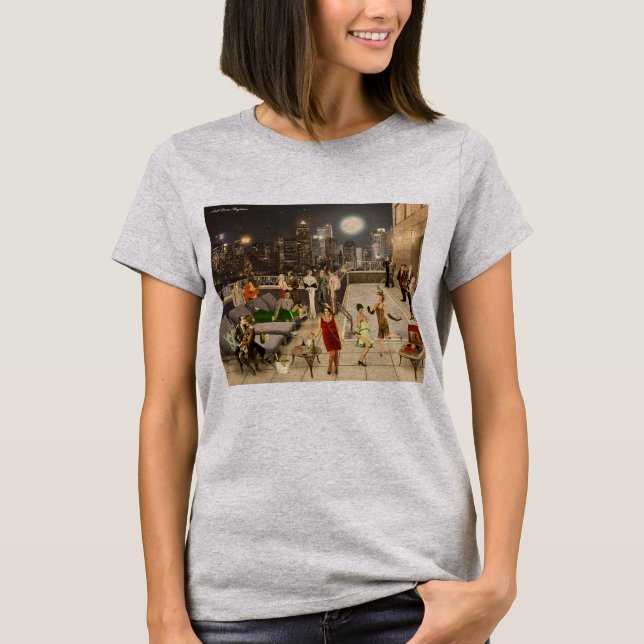 Art Decco Skyline T-Shirt (Front)