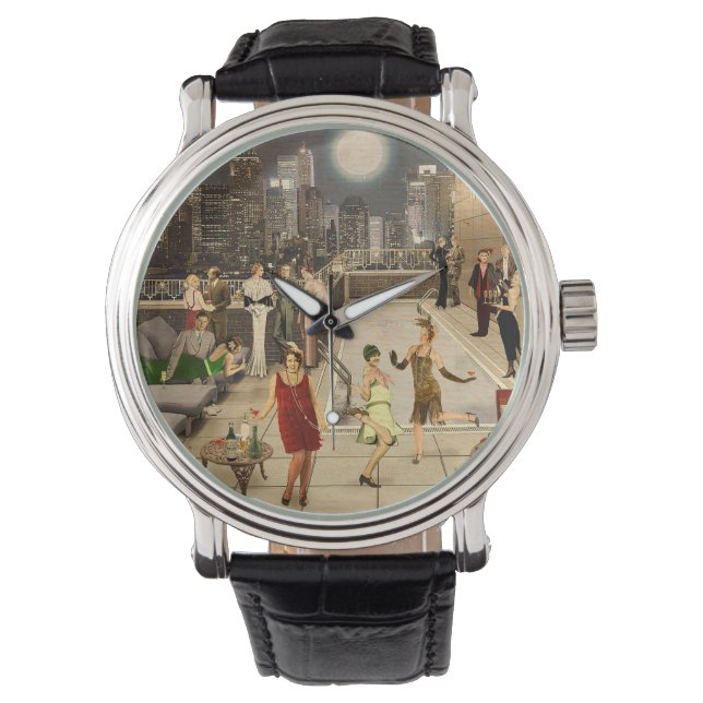 Art Decco Skyline Watch (Front)