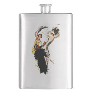 Art Deco 1920s Jazz Age Hip Flask