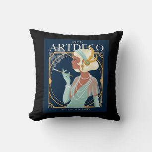 Art Deco 1925 Throw Pillow