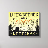 Art Déco 20s Retro Sunny Demeanor Inspirational