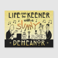 Art Deco 20s Retro Sunny Demeanour Inspirational