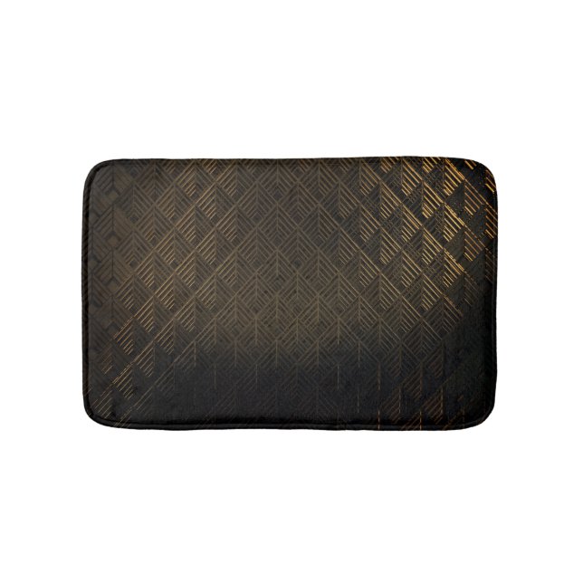 Art Deco 3D Illustration Background Bath Mat (Front)