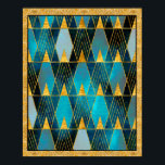 Art Deco Abstract Pattern Poster<br><div class="desc">If you choose to download, Your local Walgreen store makes board posters of your download into different sizes and in various textures at a very good price. Sometimes with a discount. A tip from my US friend. For UK see "Digital Printing" online. Here is an abstract art deco pattern that...</div>