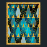 Art Deco Abstract Pattern Poster<br><div class="desc">If you choose to download, Your local Walgreen store makes board posters of your download into different sizes and in various textures at a very good price. Sometimes with a discount. A tip from my US friend. For UK see "Digital Printing" online. Here is an abstract art deco pattern that...</div>